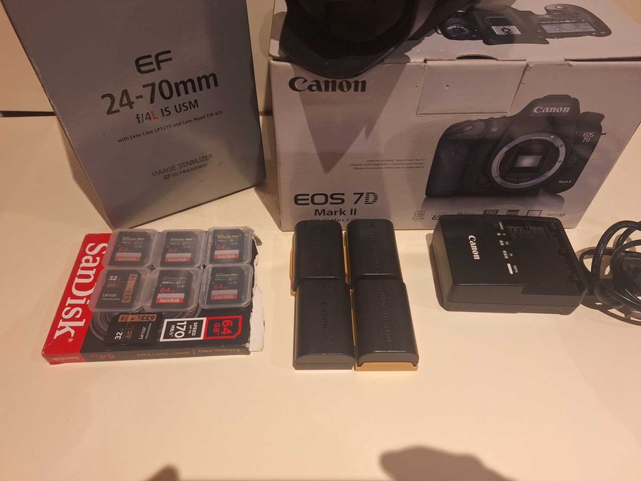Canon 7D MarkII + objetiva 24-70 f/4 L IS USM