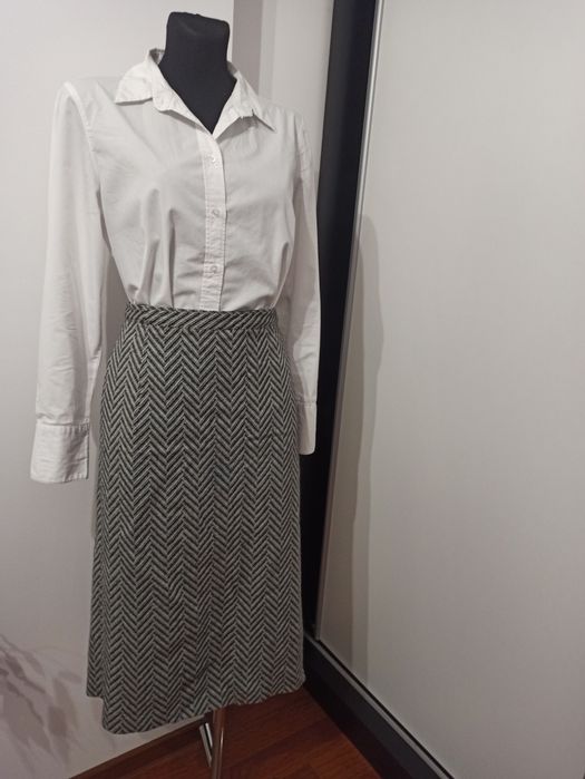 Spódnica damska gruby ciepły materiał