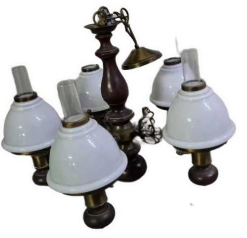 Candeeiro de teto com 5 lâmpadas