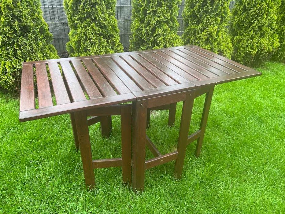 Stół i krzesła ogrodowe ikea