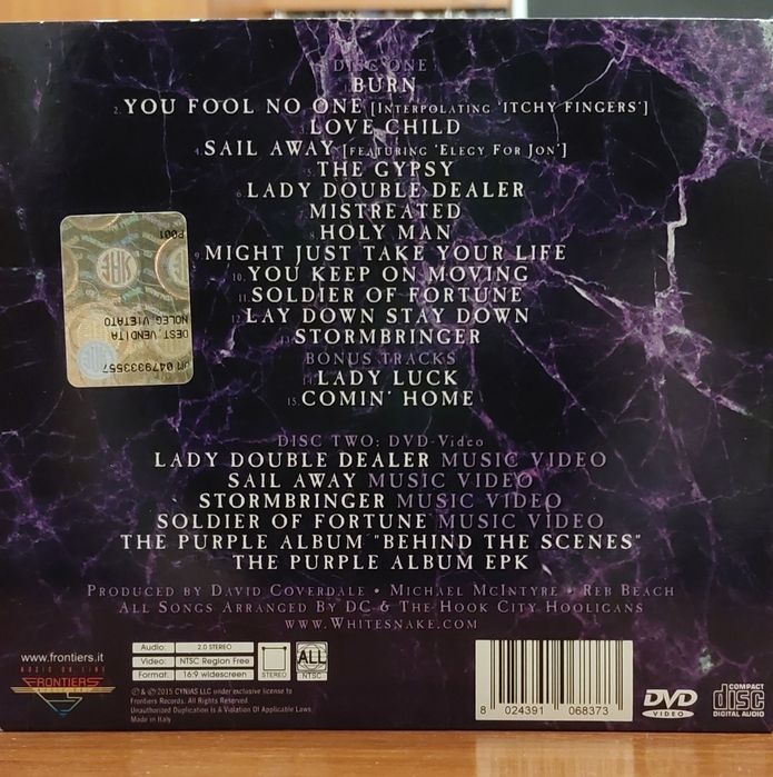 Whitesnake The Purple Album 2015