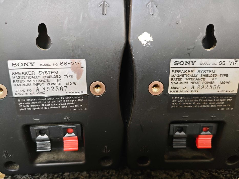 Conjunto Colunas Sony 120 watts