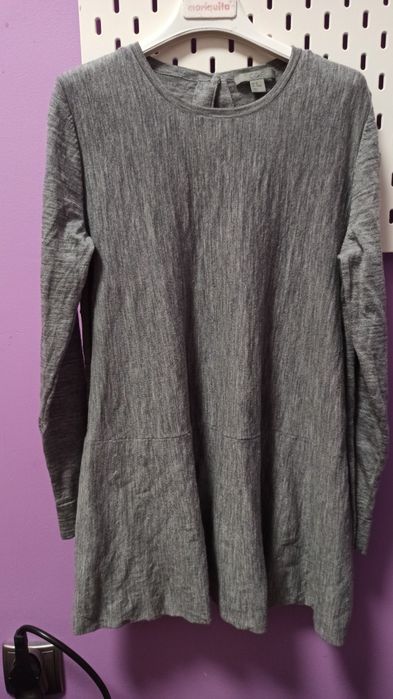 COS sweterek, tunika, bluzka wełniana, wełna merino 100%, xs