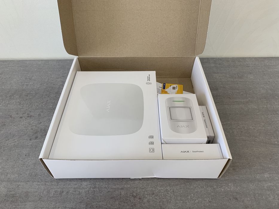 Бездротова‼️ AJAX Starterkit 2 HUB 2 сигналізація Беспроводная GSM 3G 4G LTE сигнализация в дом офис квартиру на аккумуляторе управление с телефона