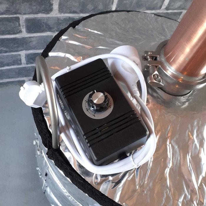 Destylator MIEDZIANY Na Prąd PotStill II [Owoce, zboża, bimber], fi 54