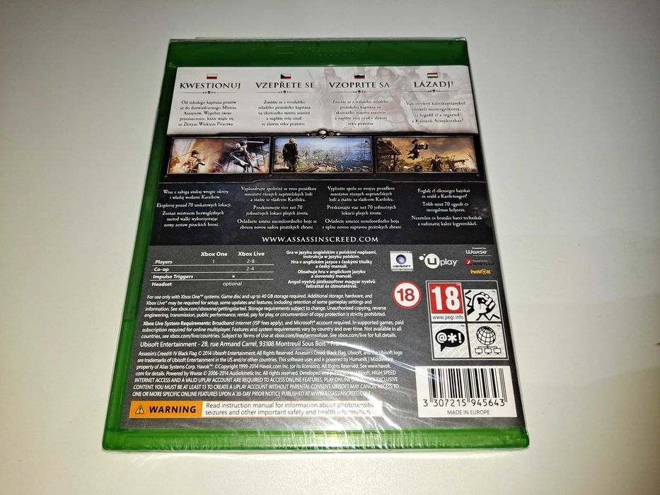 Assassin's Creed IV Black Flag [Nowa, Polskie Wydanie] Xbox One