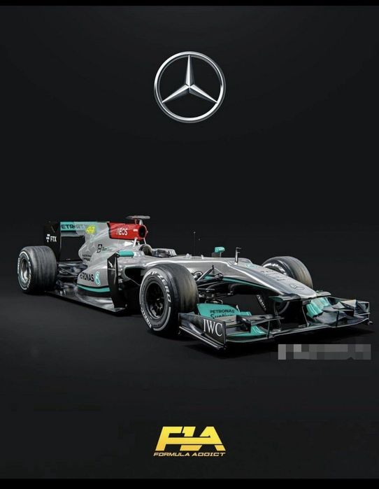Машинка mercedes amg f1 rastar модель на радіокеруванні