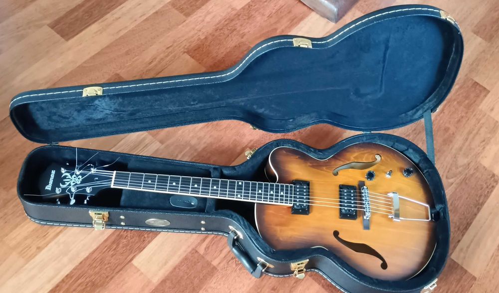 1650zł z futerałem! Ibanez AF55-TF Tobacco Flat Artcore Gitara Hollow Body Gitara elektryczna