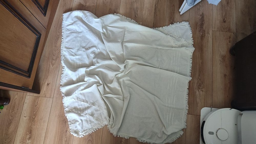 Chusta duża ogromna  Promod beżowa boho