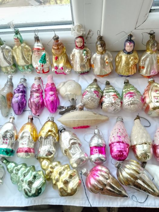 Старые ёлочные игрушки