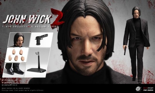 Фигурка 1/6 John Wick 2 poptoys ex053 тип hot toys