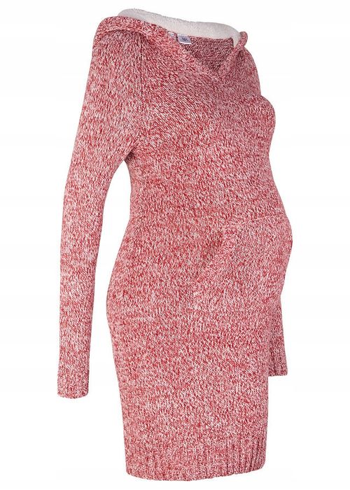 B.P.C dzianinowa ciążowa sukienka kaptur 40/42.