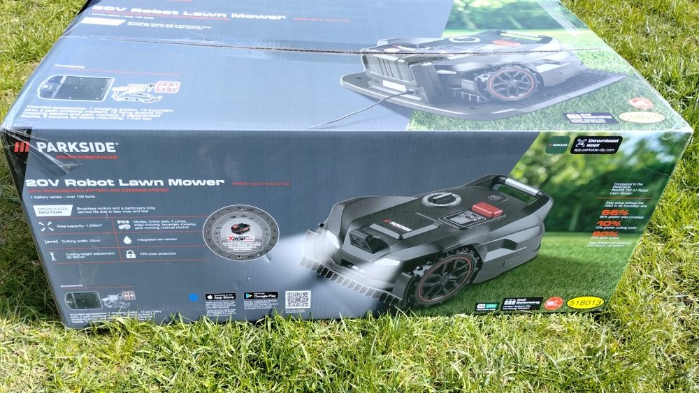 Robot koszący Parkside Smart&Free 20V BEZ KABLA NOWY 5 LAT GWARANCJI Lidl.