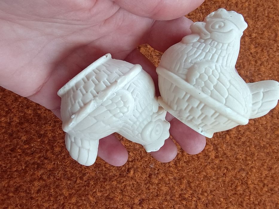 Kurki z białej czekolady