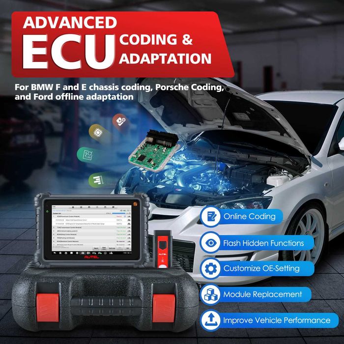Autel MaxiCOM MK906S PRO2-TS KIT Maquina Diagnóstico OBD +40 Funções /TPMS (NOVO)