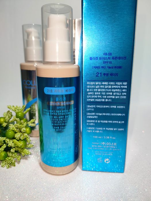 № 13, 21  Тональний крем Enough collagen 100 мл