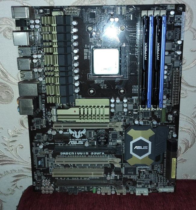 SABERTOOTH комплект 16gb DDR3  процессор Phenom 2 , 6 ядер