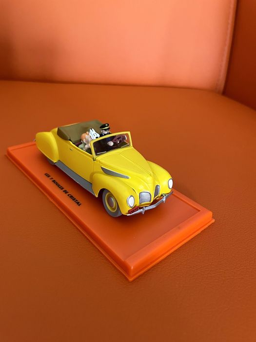 Carro miniatura de coleção Tintin com certificado