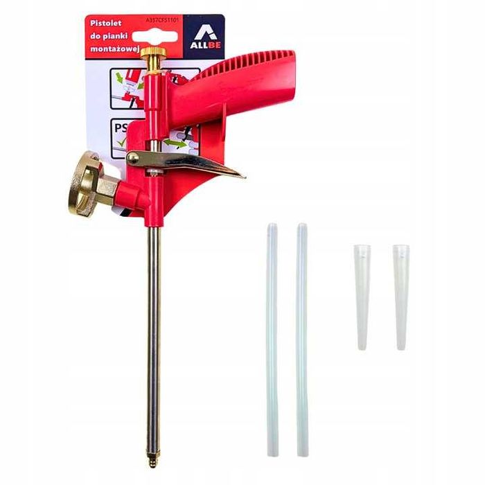 4x Pistolet do Pianki Montażowej Testowany Ciśnieniowo