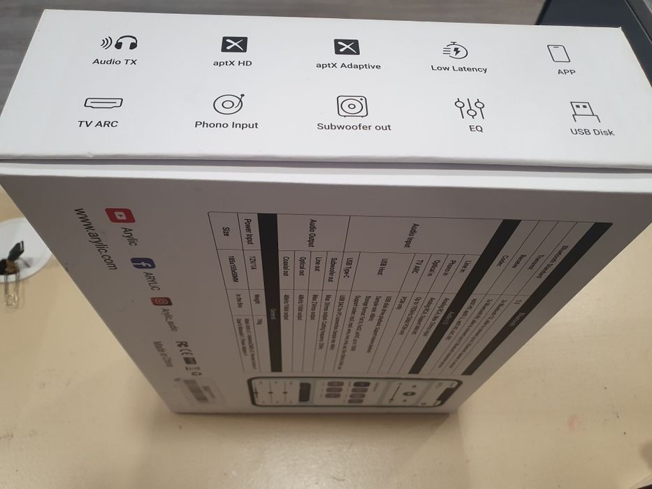 Wireless stereo pre amplifier BP50-ARYLIC
