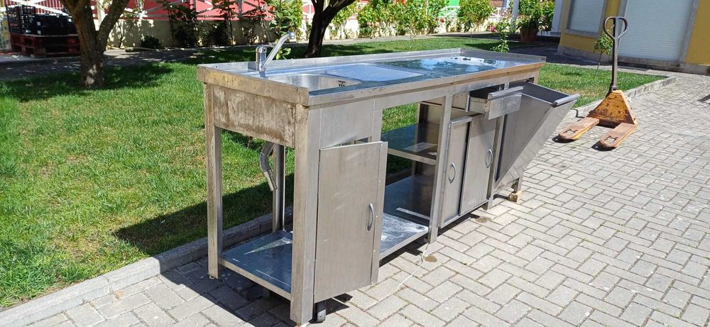 Bancada inox usada