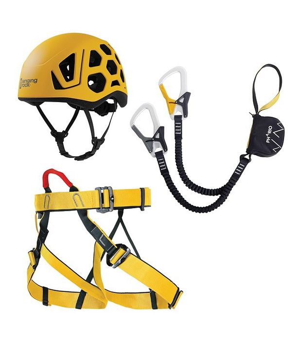 Wypożyczę sprzęt na via ferrata, uprząż lonża kask