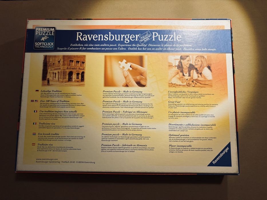 Puzzle 1000 Ravensburger Art kompletne, van Huysum
