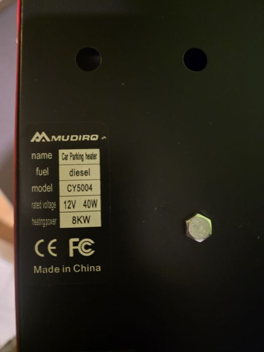 Webasto Mudiro 8kw. 12/24/230v bluetooth