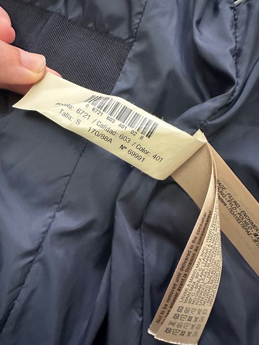 Пуховик massimo dutti