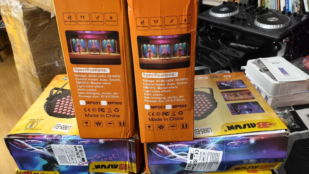 Projetor de palco RGB 60 LED