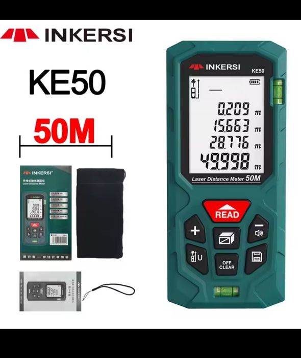 Лазерна рулетка дальномір далекомір дальномер INKERSI