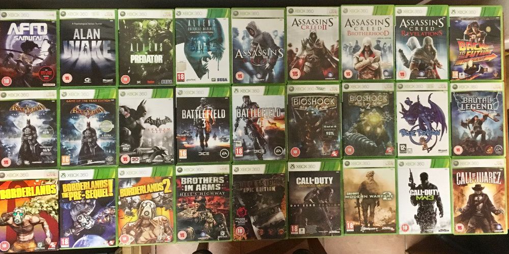 xbox360 Batman Arkham City, Skate 3, Portal 2, Gears of War, Borderlands  PrSeque