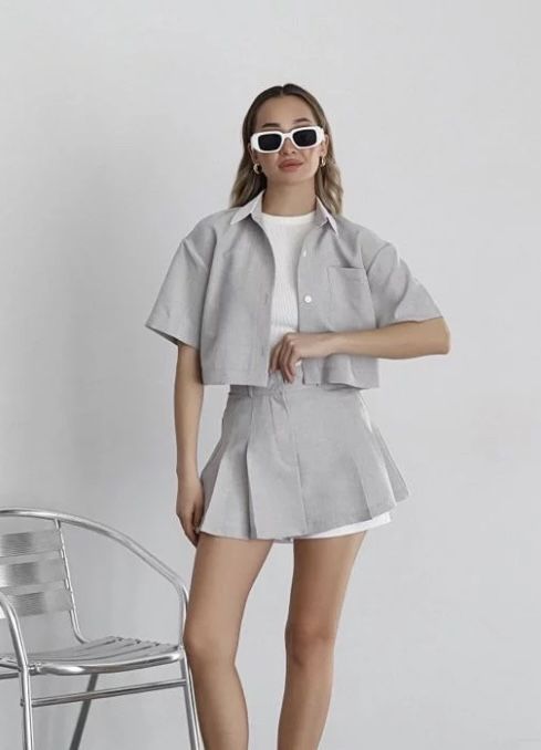 Комплект із сорочкою та спідницею amoslook