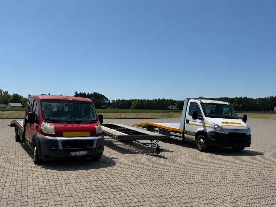 Pomoc drogowa Wrocław 5miejsc holowanie laweta transport Wroclaw