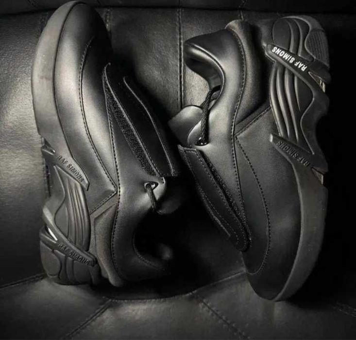 ‼️Знижка‼️/Кросівки чорні Раф Simons/ Antei/ Раф Сімонс/