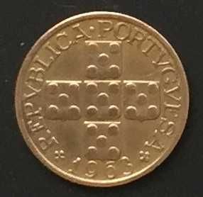 Moeda XX centavos bronze - Portugal - 1963