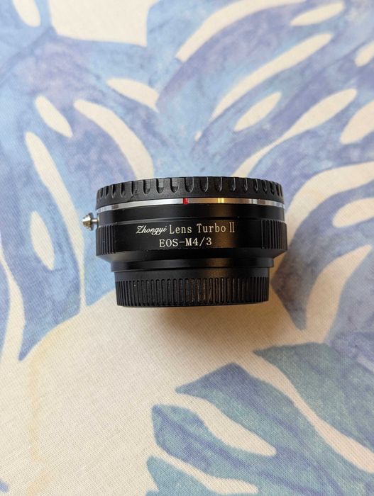 Adapter speed booster Canon EOS EF mikro 4/3 MFT