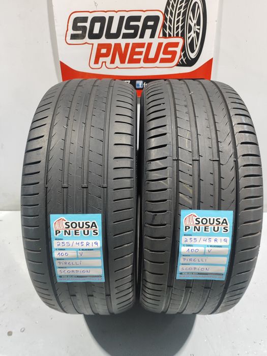 2 pneus semi novos 255-45R19 Pirelli - Oferta dos Portes r