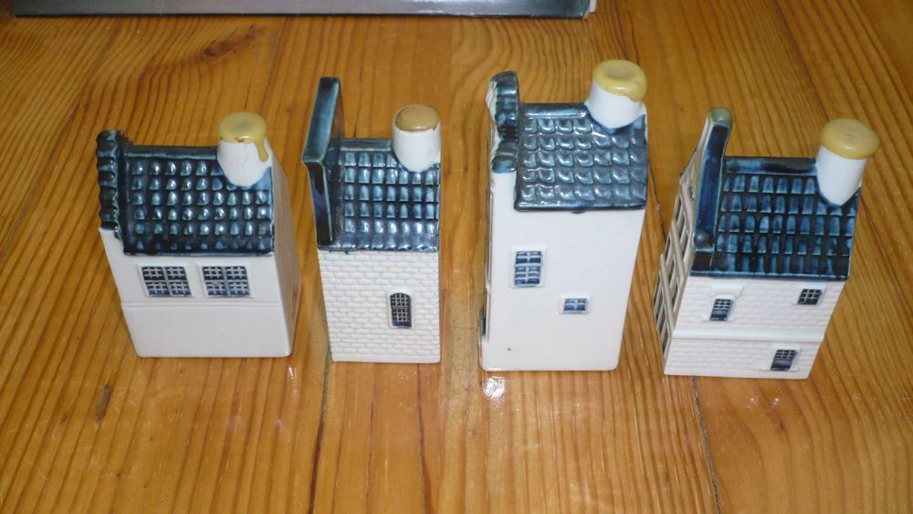 4 Casas Delft Blue - Colecção KLM