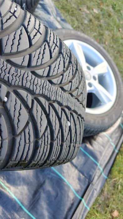 Alufelgi Audi 5x112 16 ,A3 8V , opony zimowe ,205/55/16 , ET43, 6.5J