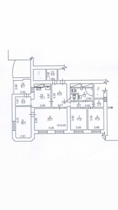 4-кімн. квартира по вул. Левка Лук’яненка, 2Л. Оболонь. Мінська