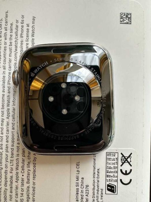 Apple Watch Series 6 GPS + LTE Stainless Steel 44mm комплект
