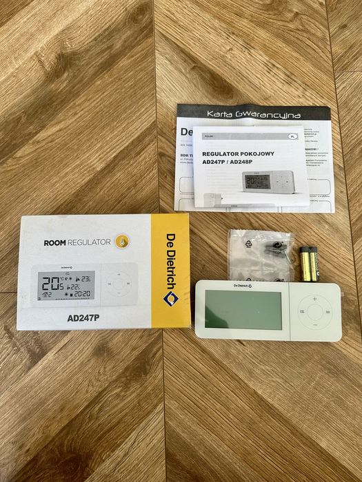 De Dietrich AD247P – nowy termostat pokojowy przewodowy