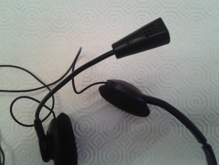 Auscultador ,C/microfone E COMUTADOR,  KONIG p/ PC ,MAIS OF.FILME64740044273795122