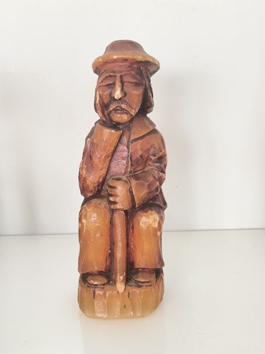 Rzeźba ludowa woskowa PRL