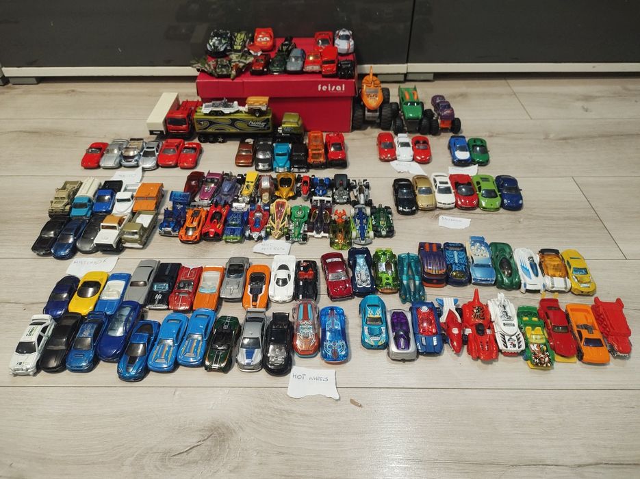 Resoraki samochodziki Hot Wheels Matchbox Bburago