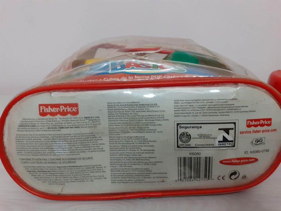 Fisher Price Brilliant Basics Pop-Onz od pierwszego roku duże klocki