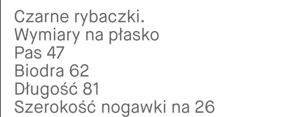 Czarne rybaczki 46