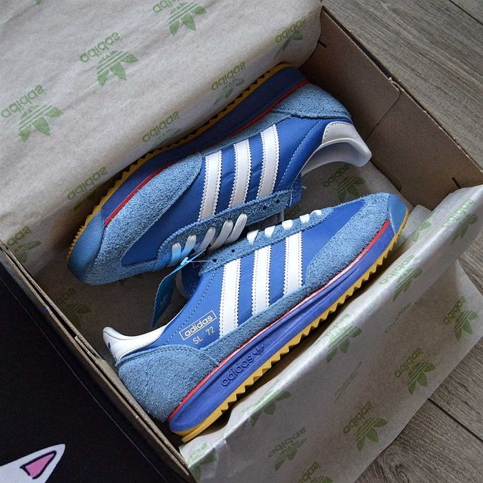 !SALE! Adidas SL 72 Blue White Premium 36 37 38 39 40 41 42 43 44 45 кросівки сл72