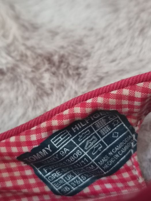 Tommy Hilfiger espadryle 36 | czerwone | koturn | sandały | lato |